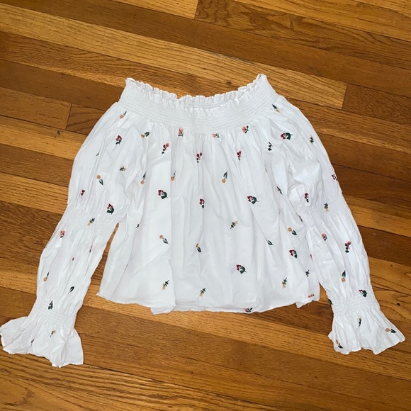 Zara off shoulder floral top - Picture 4 of 6